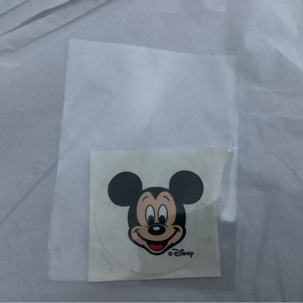 Vintage Disney World Mickey Mouse stickers, (2).